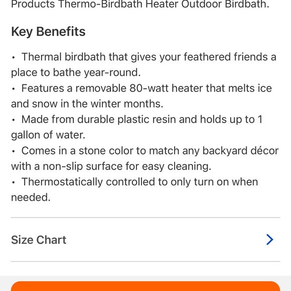 K & H Pet Products Thermo Bird Bath - Winter Heated Birdbath - Picture 4 of 6